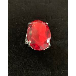 Fun Fantasy Ring‎ With Red Crystal